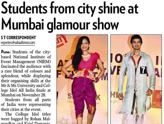 Students from city shine at Mumbai Glamour show